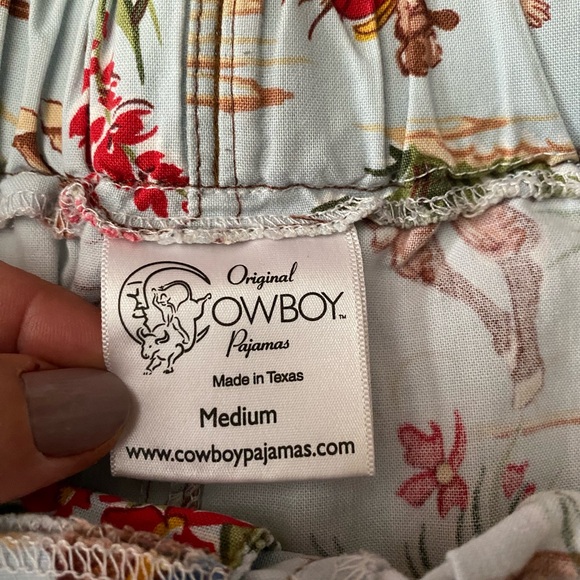 Original Cowboy Pajamas men’s pants size Medium. . Pattern: Home on the Range - Picture 9 of 15